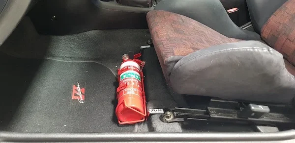 Mitsubishi EVO 4-6.5 Fire Extinguisher Bracket - Image 4