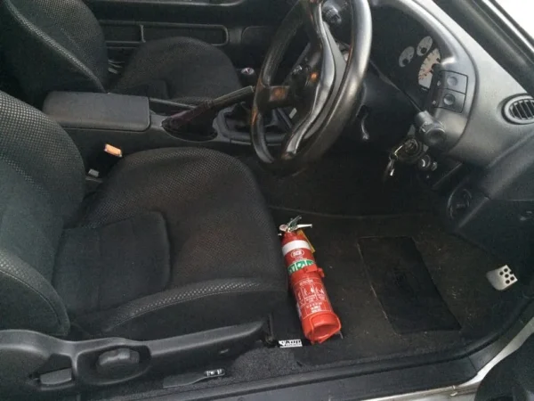 Nissan Silvia S13, S14, S15 Fire Extinguisher Bracket - Image 2