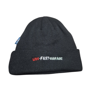 Live Fast Garage Classic Beanie (Long Logo)