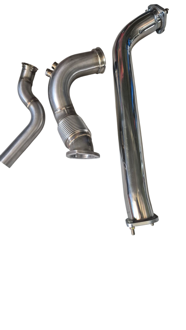 R32 / R33 Stainless 3inch High Mount Dump and Screamer Pipe - Image 3
